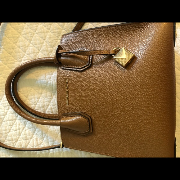 Tan leather Michael Kors purse - Picture 8 of 8
